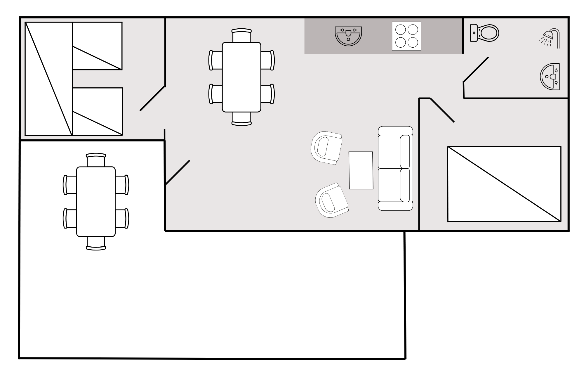 Grundplanstegning Funkishytte
